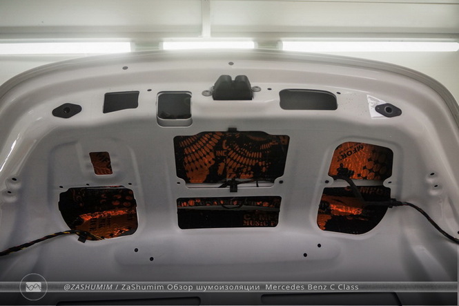 Шумоизоляция багажника Mercedes-benz C-Class