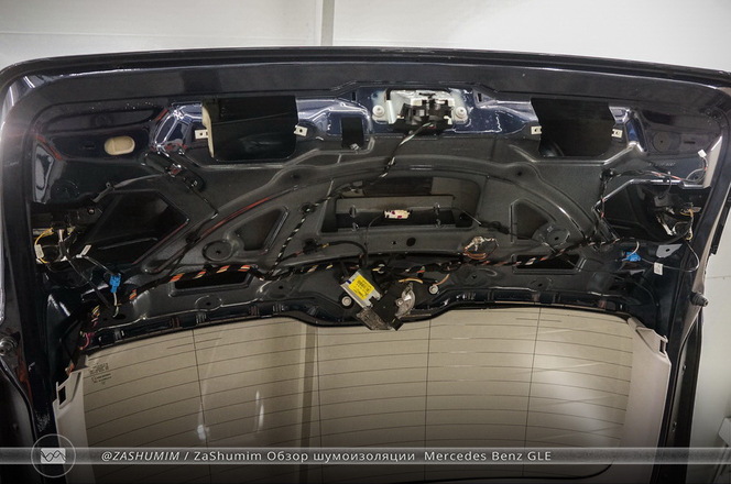 Шумоизоляция багажника и крышки багажника Mercedes-benz GLE