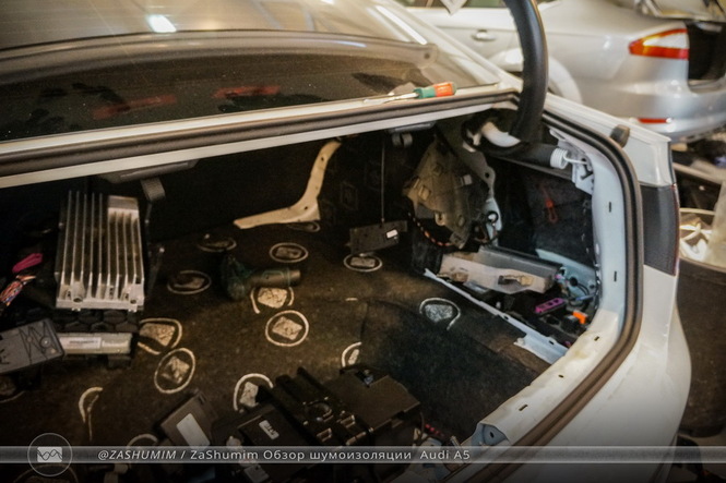 Шумоизоляция багажника Audi A5